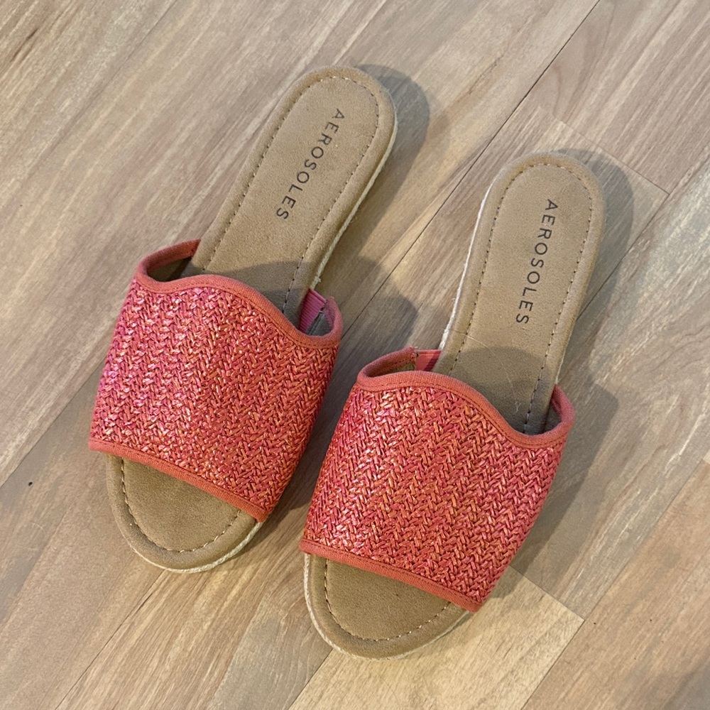 AEROSOLES Women's Coral Slide Sandals